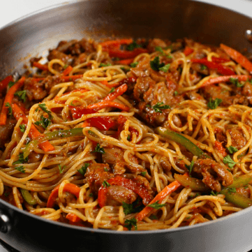 Stir Fry Spaghetti